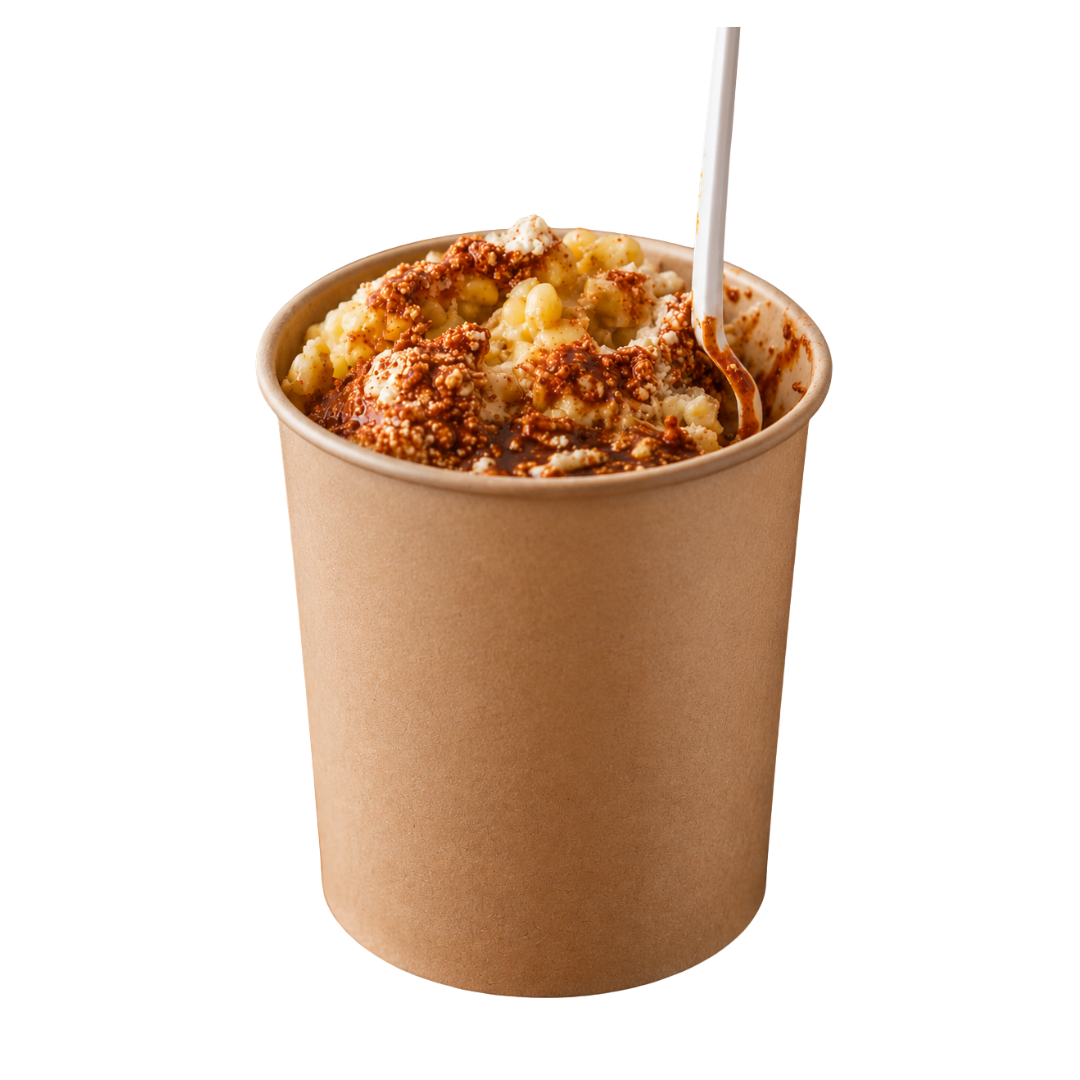 Esquite 16 oz preparado en Crunchill Colima